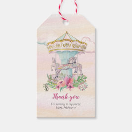 Carrousel dank u voor labels cadeaulabel