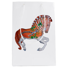 Carrousel Dier Quagga Zebra Foto Gift Bag Medium Cadeauzakje