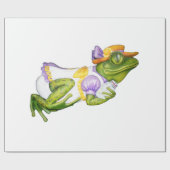 Carrousel Dierenkikker Foto Cadeaupapier (Vlak)