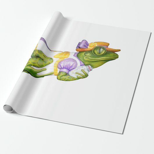 Carrousel Dierenkikker Foto Cadeaupapier (Uitgerold)