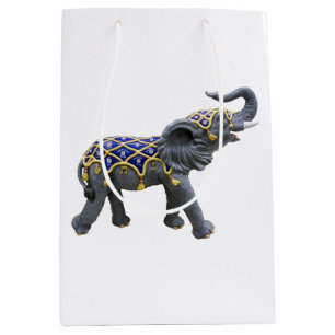 Carrousel Dierlijke Olifant Foto Gift Bag Medium Cadeauzakje