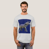 Carrousel Dierlijke Olifant Foto T-shirt (Voorkant volledig)