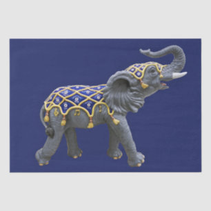Carrousel Dierlijke Olifant Fotoweefsel Papier