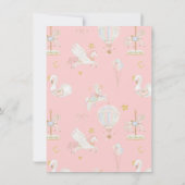 Carrousel draaimolen Baby shower Kaart (Achterkant)