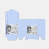 Carrousel Dreams Baby Blue Favor Box Bedankdoosjes (Uitgevouwen)