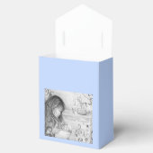 Carrousel Dreams Baby Blue Favor Box Bedankdoosjes (Geopend)