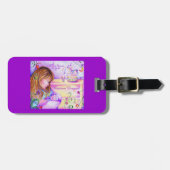 Carrousel Dreams Bagagelabel met lederen riem (Voorkant horizontaal)