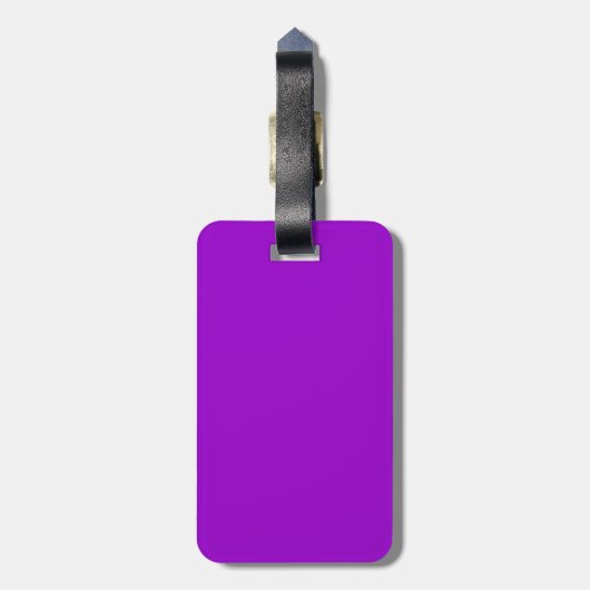 Carrousel Dreams Bagagelabel met lederen riem (Achterkant verticaal)