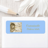 Carrousel Dreams Blue  Adresetiketten Etiket (Insitu)