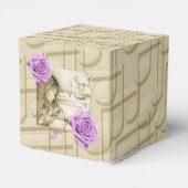 Carrousel Dreams  Music & Rozen Favor Box Bedankdoosjes (Achterkant)