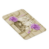 Carrousel Dreams  Paars Roos Foto Magnet Magneet (Rechterzijde)