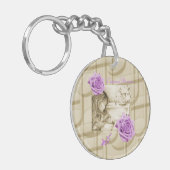 Carrousel Dreams  Roos Circle Sleutelhanger (Voorkant Links)