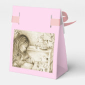 Carrousel Dreams Stijl Roze Favor Box Bedankdoosjes (Achterkant)