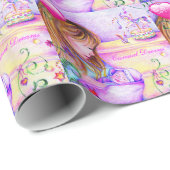 Carrousel Dreams Valentijnsdag Wrapping Paper Cadeaupapier (Rol Hoek)