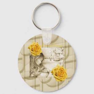 Carrousel Dreams  Yellow Rose Sleutelhanger