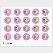 Carrousel Dromen en Rozen Ronde Stickers (Vel)