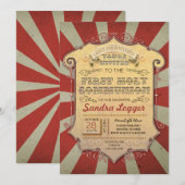 Carrousel Eerste Heilige Communie Kaart (Voorkant / Achterkant)