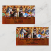 Carrousel Entertainment Visitekaartje (Voorkant / Achterkant)