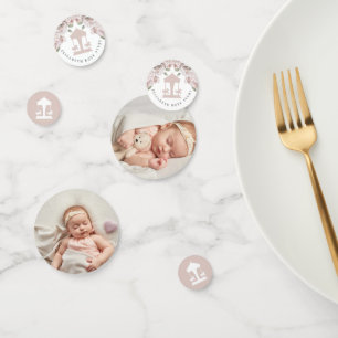 Carrousel Floral Soft Pink Foto Confetti