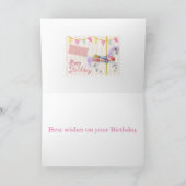 Carrousel Happy Birthday Kaart (Binnen)