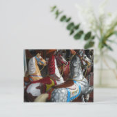 Carrousel Horse Briefkaart (Staand voorkant)