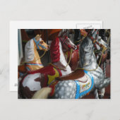 Carrousel Horse Briefkaart (Voorkant / Achterkant)