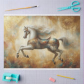 Carrousel Horse Gothic Steam Punk Decoupage Tissuepapier (Craft)