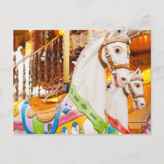 Carrousel horse Merry go round Briefkaart