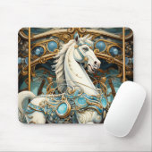 Carrousel Horse Mousepad Muismat (Met muis)