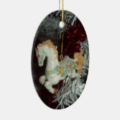 Carrousel Horse Oval Ornament (Rechts)