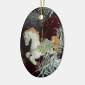 Carrousel Horse Oval Ornament (Links)