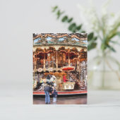 Carrousel in Montmartre Briefkaart (Staand voorkant)