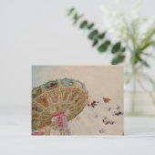 carrousel in Parijs Briefkaart (Staand voorkant)