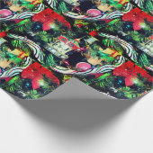 Carrousel kerstversieringspapier voor feestdagen cadeaupapier (Hoek)