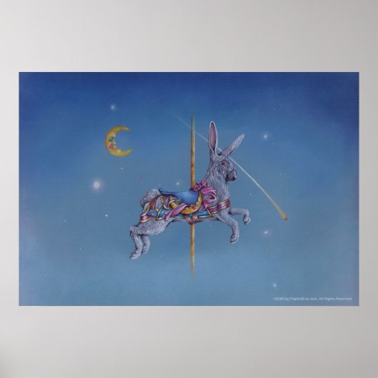 Carrousel konijn Posters, Fine Art Poster (Voorkant)