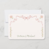 Carrousel Merry-go-round Bedankt Opmerking (Achterkant)