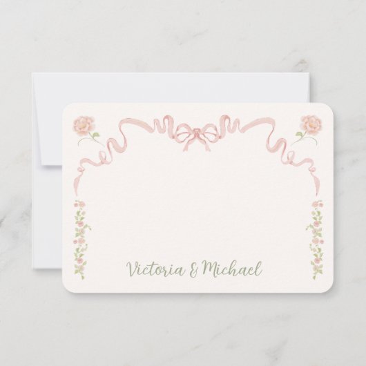 Carrousel Merry-go-round Bedankt Opmerking (Achterkant)