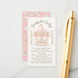 Carrousel Merry-go-round boeken voor baby Informatiekaartje