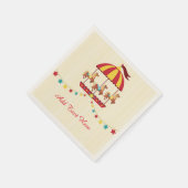 Carrousel met Star Bunting Servetten (Hoek)