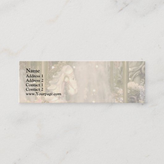 Carrousel Mini Visitekaartje (Voorkant)