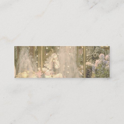 Carrousel Mini Visitekaartje (Achterkant)