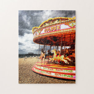 Carrousel op Brighton Beach Legpuzzel