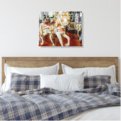 carrousel Paard — Canvas Art grote print (Insitu (Slaapkamer))