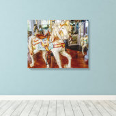 carrousel Paard — Canvas Art grote print (Insitu (Houten vloer))