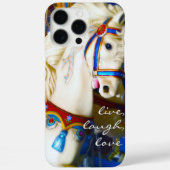 Carrousel Paard Foto Live Lach Liefde Kleurrijk Case-Mate iPhone Case (Achterkant)