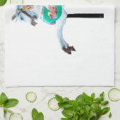 "CARROUSEL PAARD KEUKENHANDDOEK" THEEDOEK (Gevouwen)