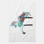 "CARROUSEL PAARD KEUKENHANDDOEK" THEEDOEK (Verticaal)