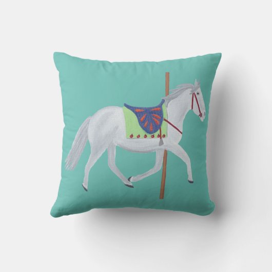 Carrousel Paard Kussens voor Baby Nursery Room (Achterkant)