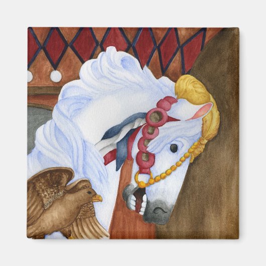 Carrousel Paard Magneet (Voorkant)