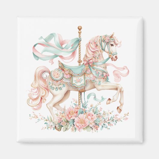 Carrousel Paard Magneet (Voorkant)
